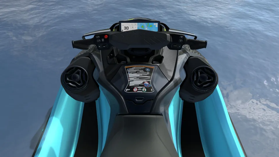 Sea-Doo Wake Pro 230 2027, Teal Blue / Manta Green, место водителя