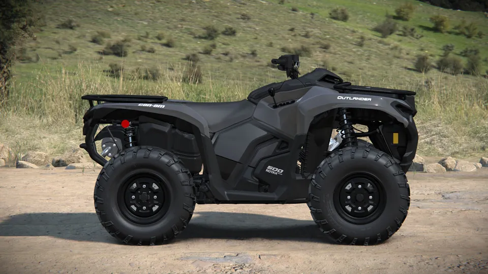 Can-Am Outlander DPS 500/700 2027, Granite Grey, вид сбоку