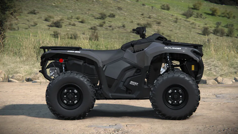 Can-Am Outlander 500/700 2027, Granite Grey, вид сбоку