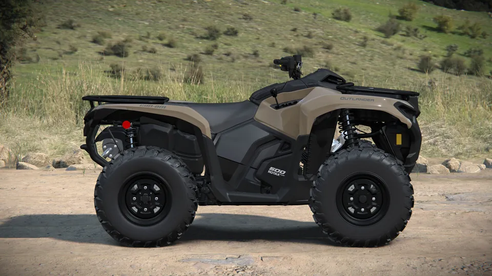 Can-Am Outlander 2WD 2027, Sandstone, вид сбоку
