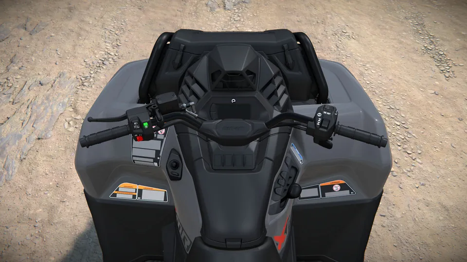 Can-Am Outlander X mr 700 2027, Granite Grey, место водителя