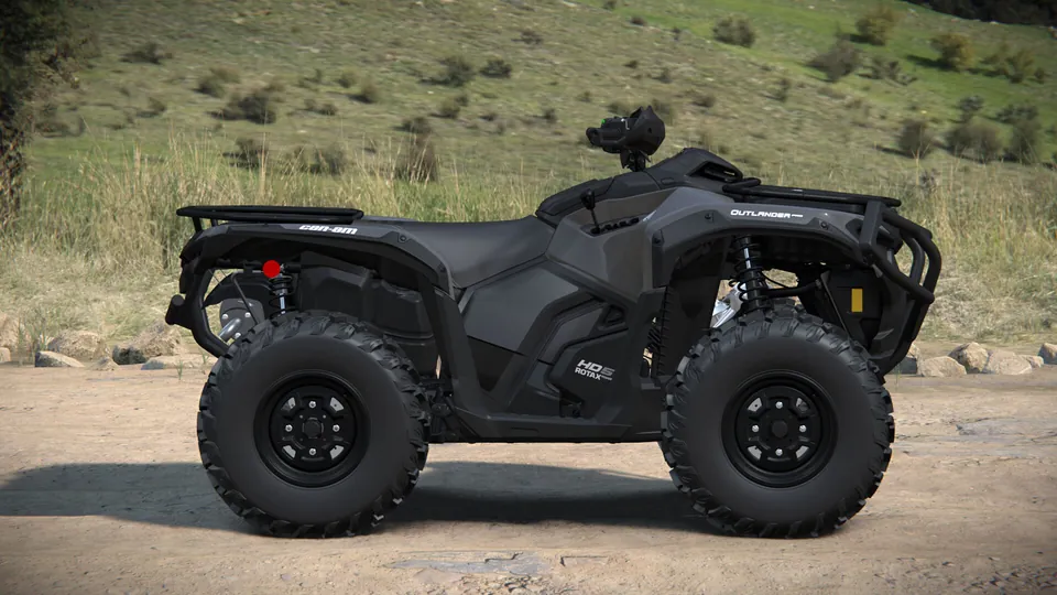 Can-Am Outlander PRO DPS 2027, Granite Grey, вид сбоку