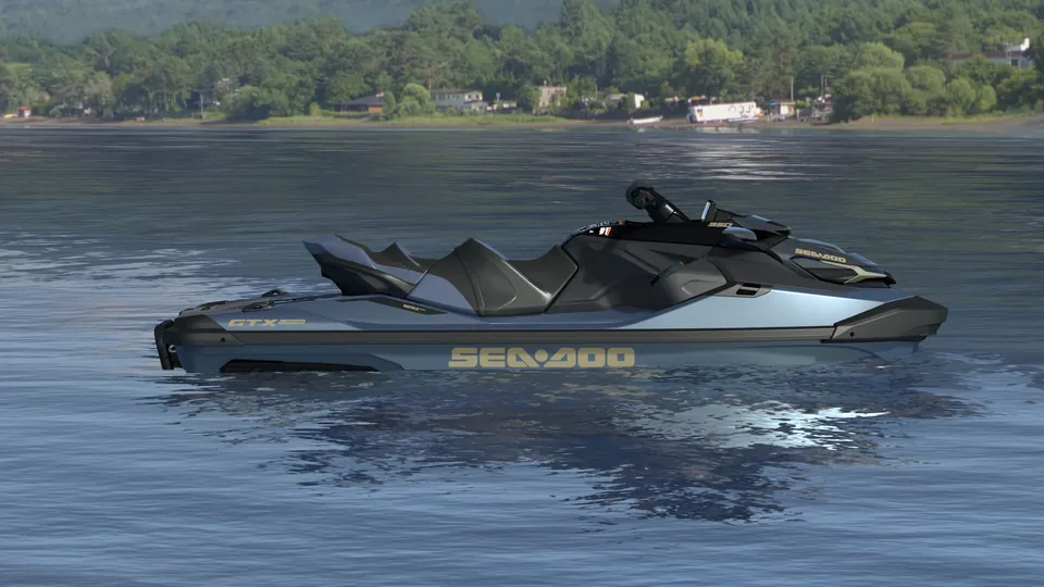 Sea-Doo GTX Limited 350 2027, Mineral Blue, вид сбоку
