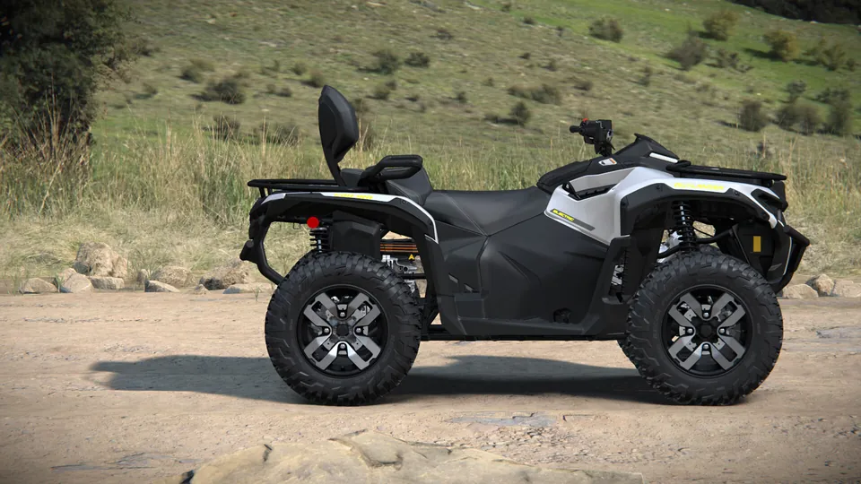 Can-Am Outlander MAX Electric 2027, White, вид сбоку