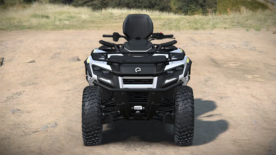 Can-Am Outlander MAX Electric 2027, White, вид спереди