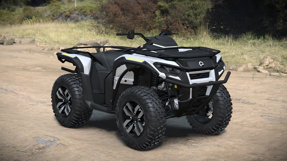 Can-Am Outlander Electric 2027 в белом цвете