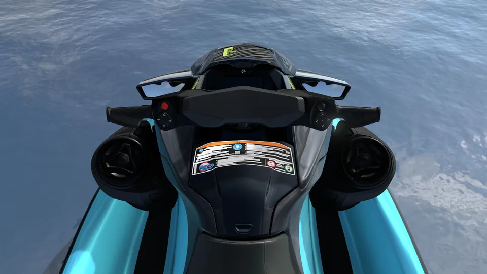 Sea-Doo Wake 170 2027, Teal Metallic / Manta Green, место водителя