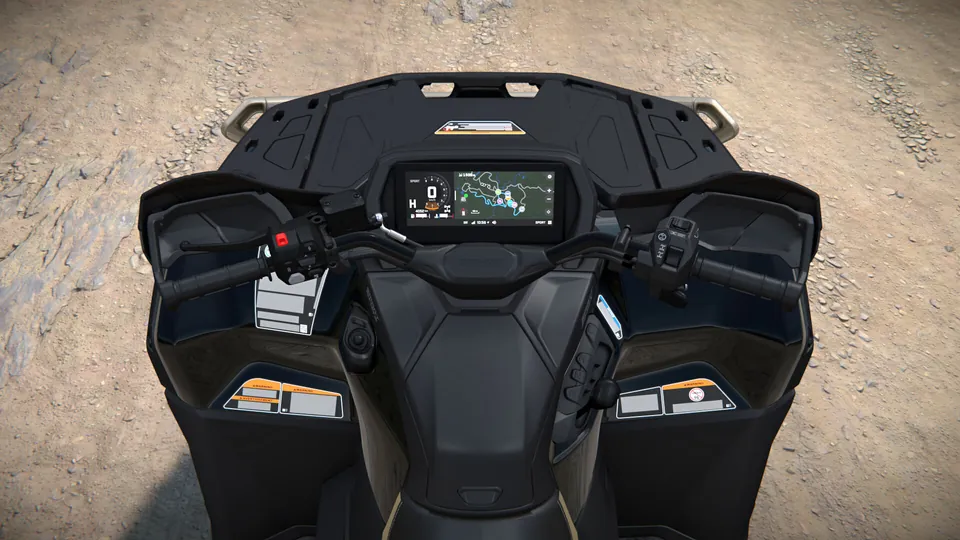 Can-Am Outlander MAX Limited 2027, Stealth Black, место водителя