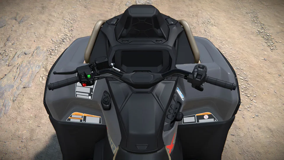 Can-Am Outlander X mr 1000/1000R 2027, Granite Grey, место водителя