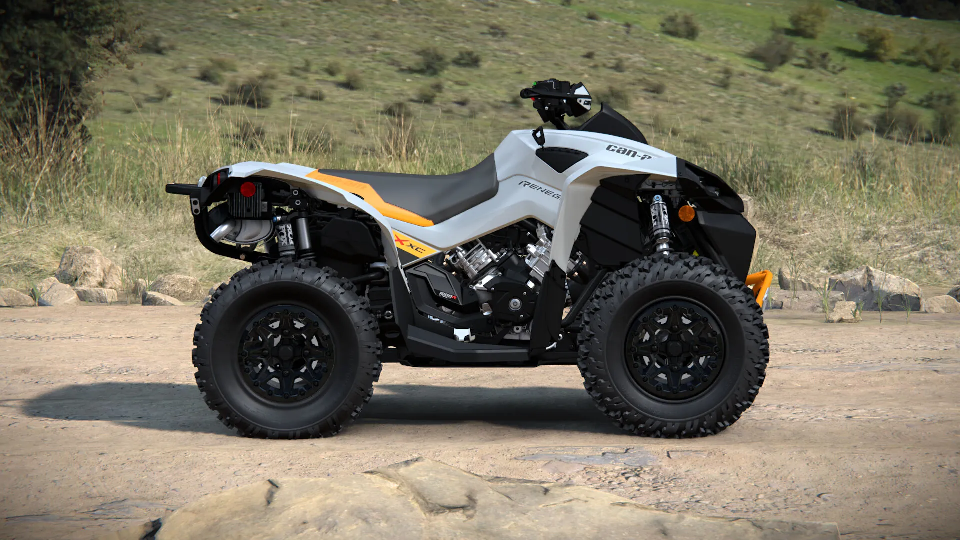 Can-Am Renegade X xc 2026, Catalyst Grey, вид сбоку