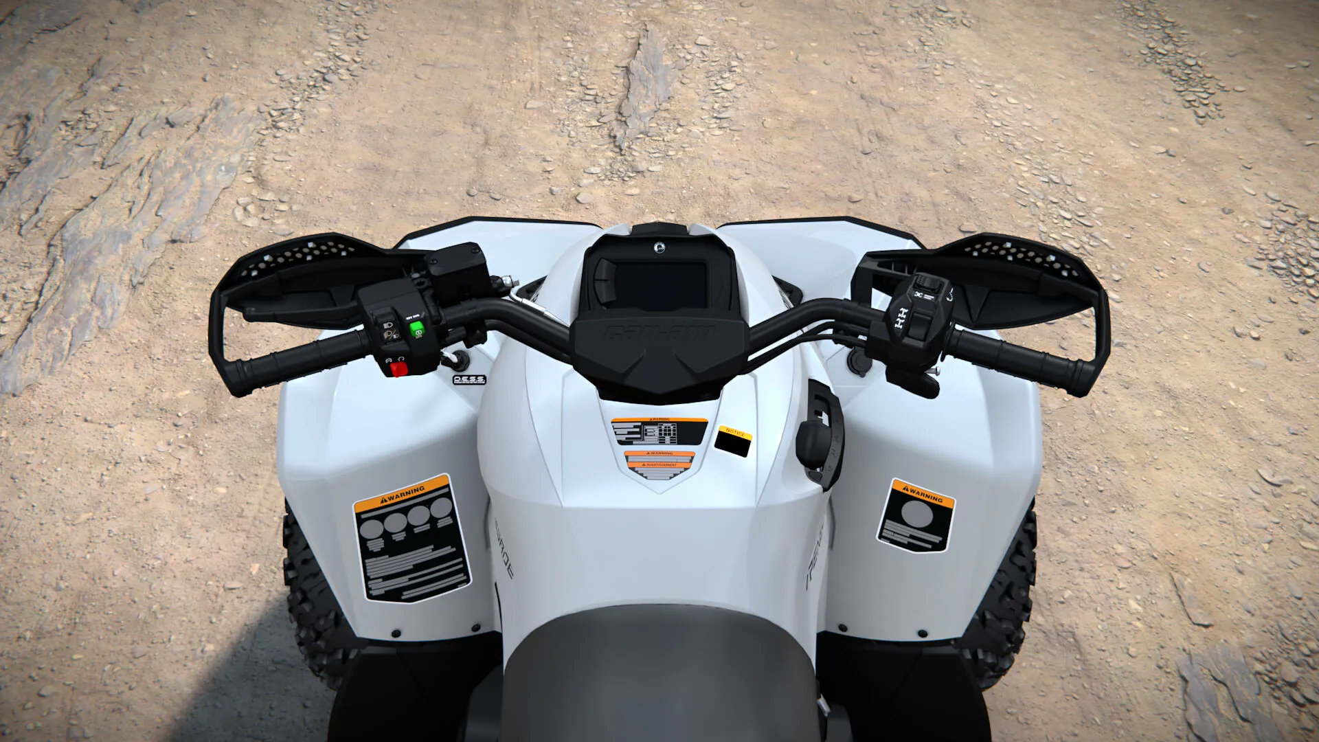 Can-Am Renegade X xc 2026, Catalyst Grey, место водителя
