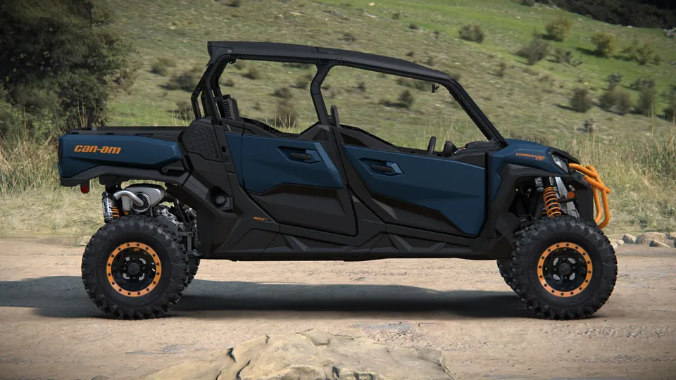 Can-Am Commander MAX XT-P 2027, Dusty Navy & Orange Crush, вид сбоку