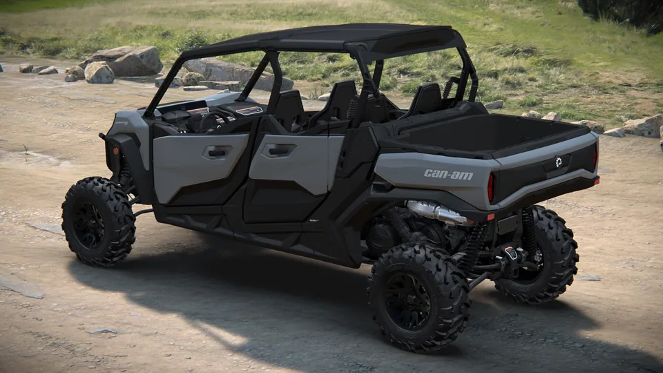 Can-Am Commander MAX XT 2027, Dolomite Grey, вид сзади слева