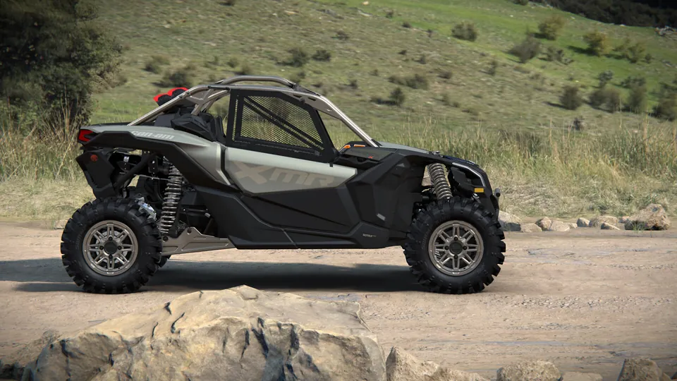 Can-Am Maverick X3 X mr 2027, Loft Green Satin, вид сбоку