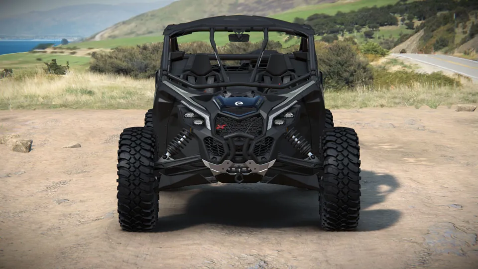 Can-Am Maverick X3 X rc 2027, Loft Green Satin, вид спереди
