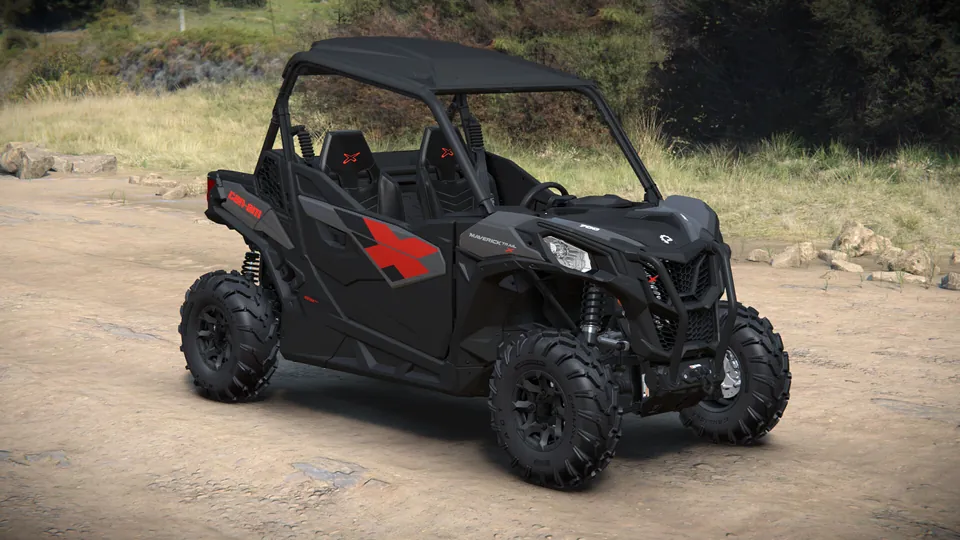 Can-Am Maverick Trail X 2027, Granite Grey, вид спереди справа