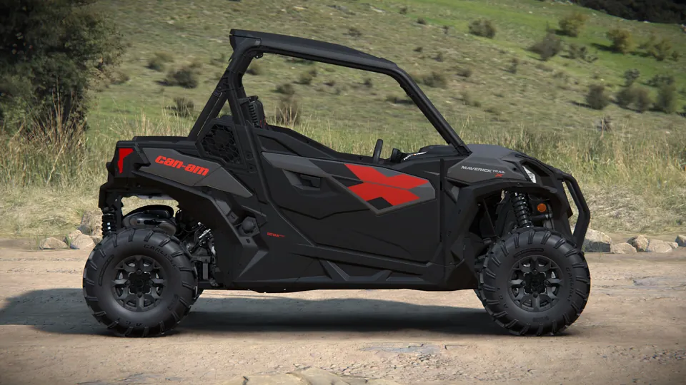 Can-Am Maverick Trail X 2027, Granite Grey, вид сбоку