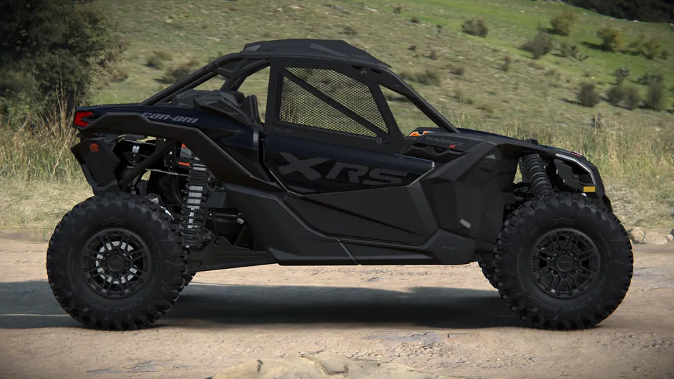 Can-Am Maverick X3 X rs 2027, Triple Black, вид сбоку