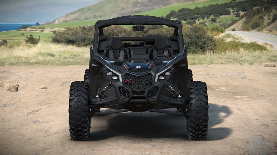 Can-Am Maverick X3 X rs 2027, Triple Black, вид спереди