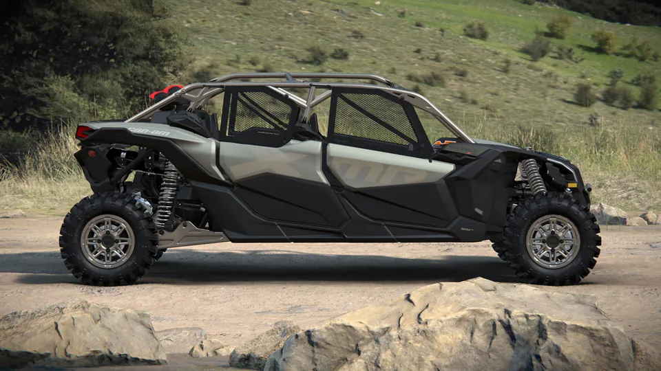 Can-Am Maverick X3 MAX X mr 2027, Loft Green Satin, вид сбоку