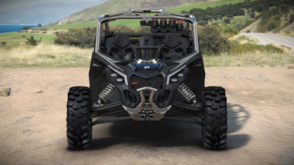 Can-Am Maverick X3 MAX X mr 2027, Loft Green Satin, вид спереди