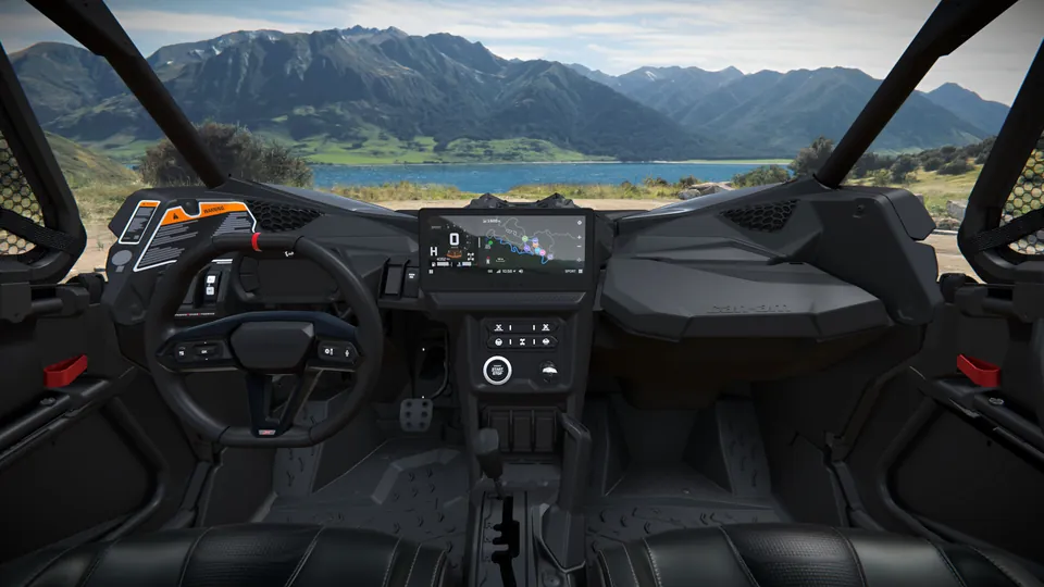 Can-Am Maverick X3 X 2027, Granite Grey, место водителя