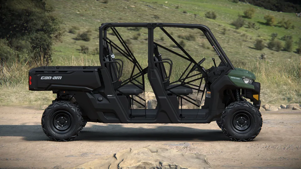 Can-Am Defender MAX HD7 2027, Compass Green, вид сбоку