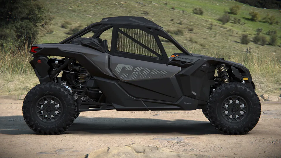 Can-Am Maverick X3 DS 2027, Granite Grey, вид сбоку
