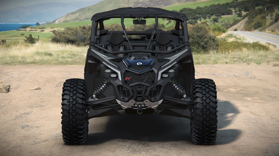 Can-Am Maverick X3 MAX X rc 2027, Loft Green Satin, вид спереди