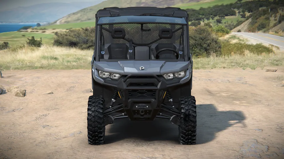 Can-Am Defender XU 6x6 Limited 2027, Dolomite Grey, вид спереди