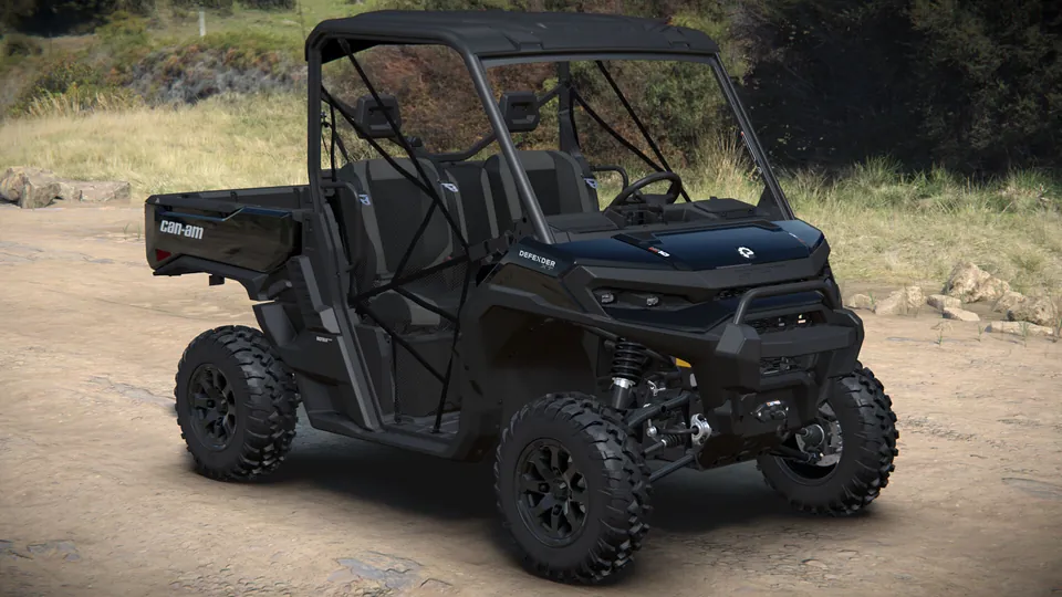 Can-Am Defender XT HD10/HD11 2027, Stealth Black, вид спереди справа