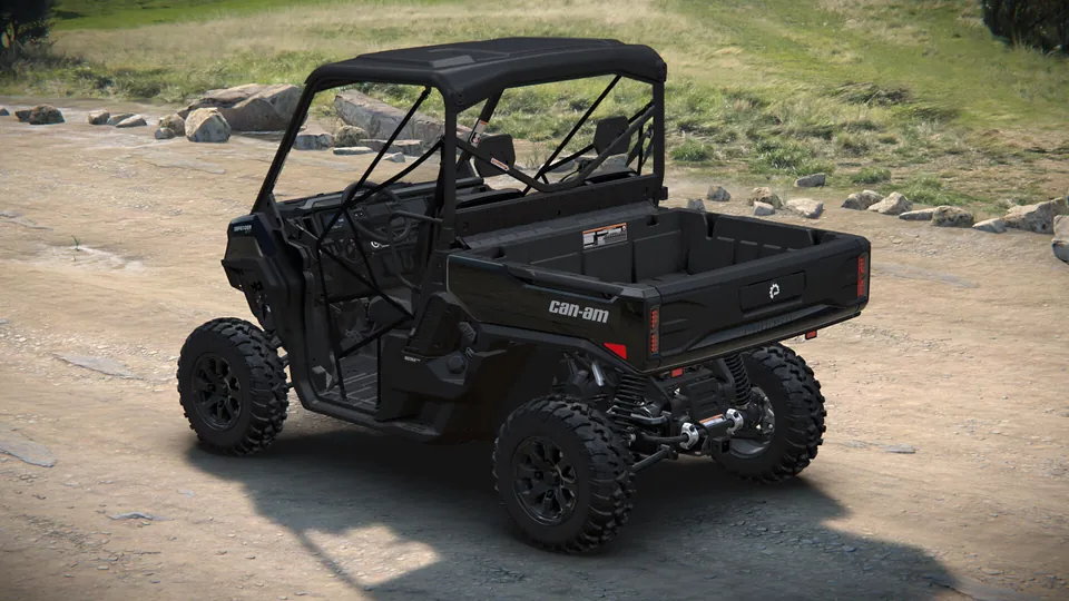 Can-Am Defender XT HD10/HD11 2027, Stealth Black, вид сзади слева