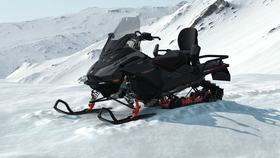 Ski-Doo Expedition LE 2027, Monument Grey, вид спереди слева