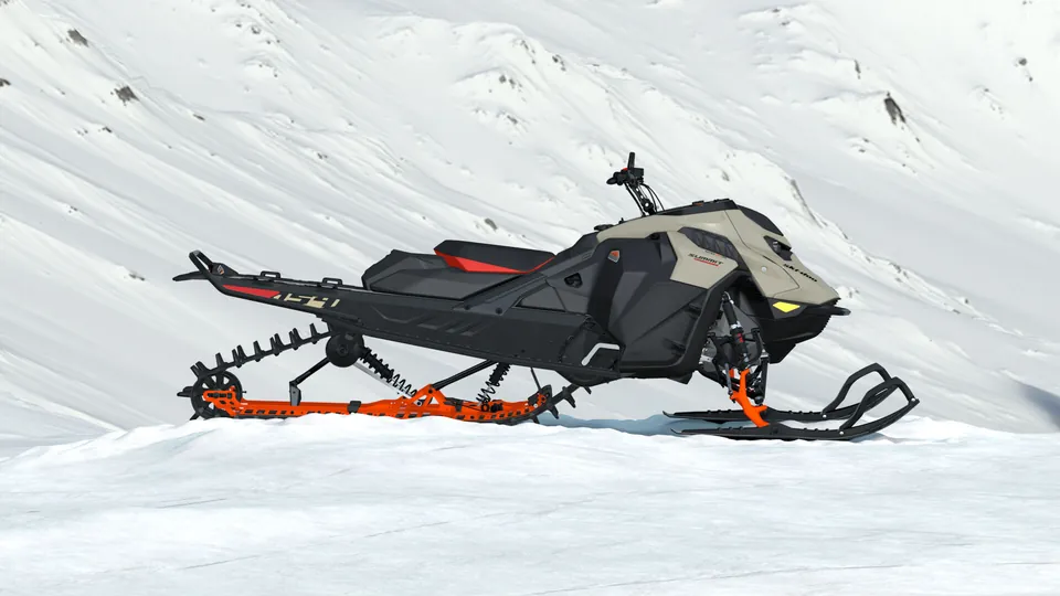Ski-Doo Summit Adrenaline 2027, Arctic Desert, вид сбоку