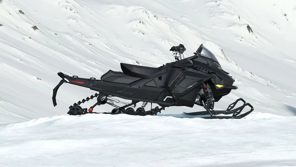 Ski-Doo Renegade X-RS 2027, Black, вид сбоку