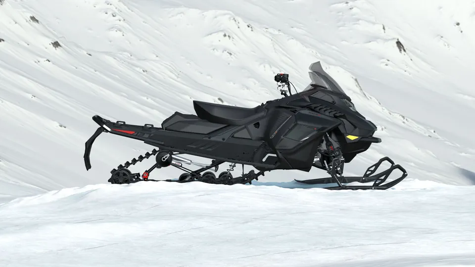 Ski-Doo Renegade X 2027, Black, вид сбоку