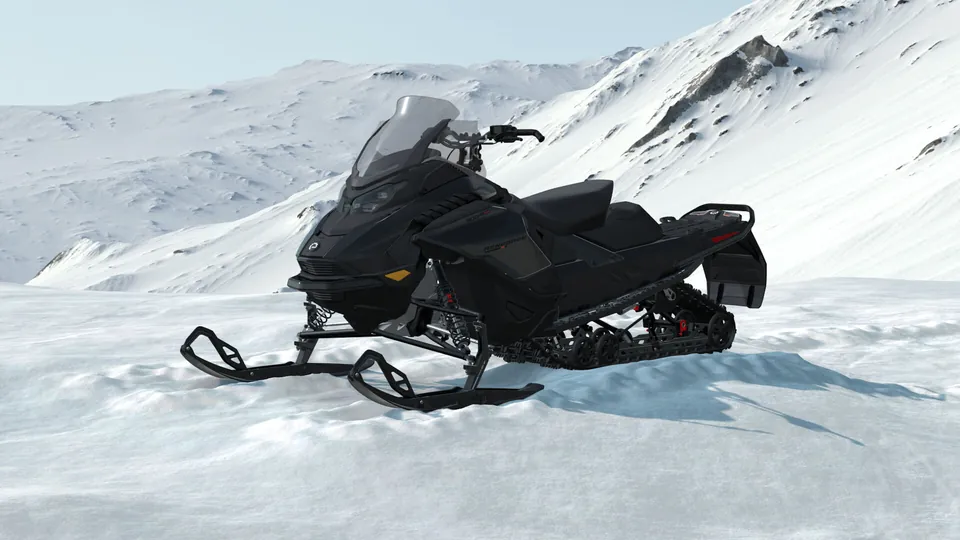 Ski-Doo Renegade X 2027, Black, вид спереди слева