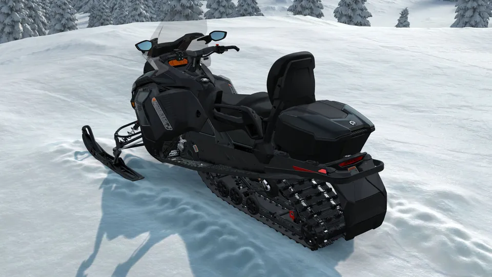 Ski-Doo Grand Touring LE 2027, Black, вид сзади слева