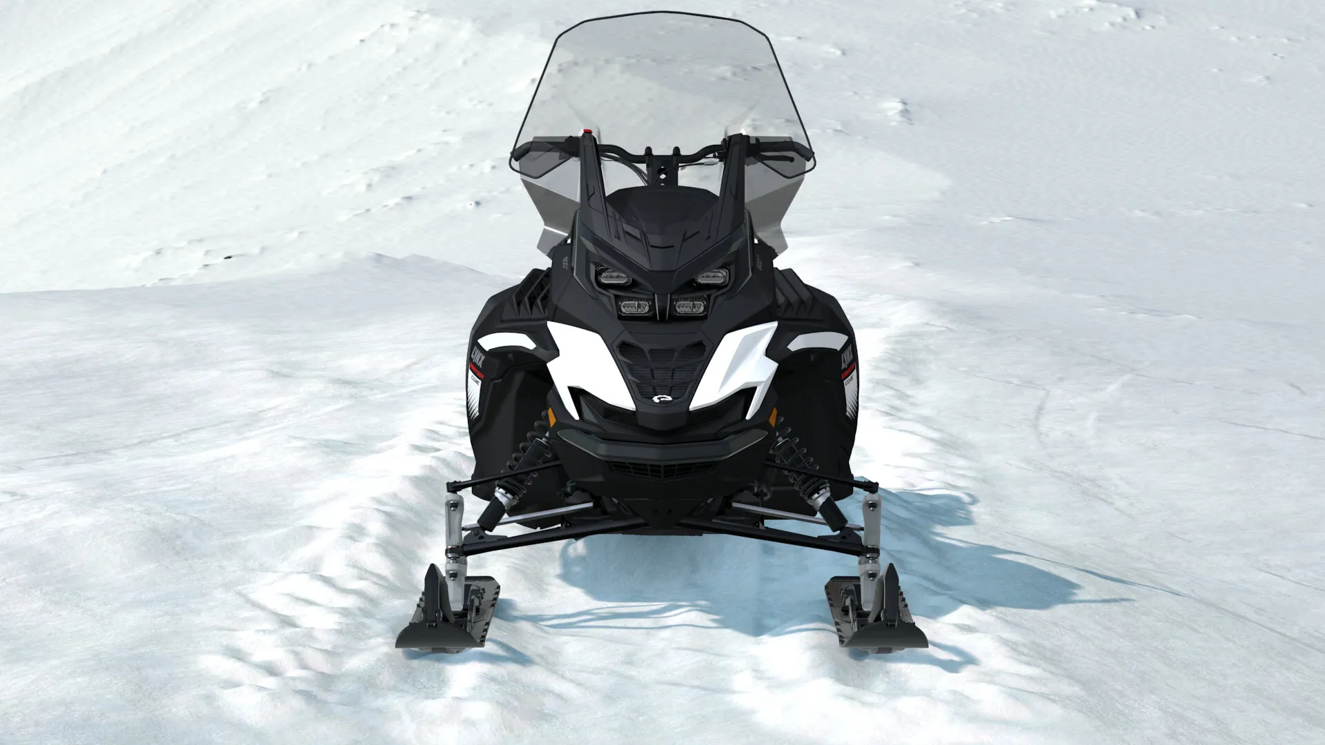 Lynx 59 Ranger Core 2027, Bright White / Black, вид спереди