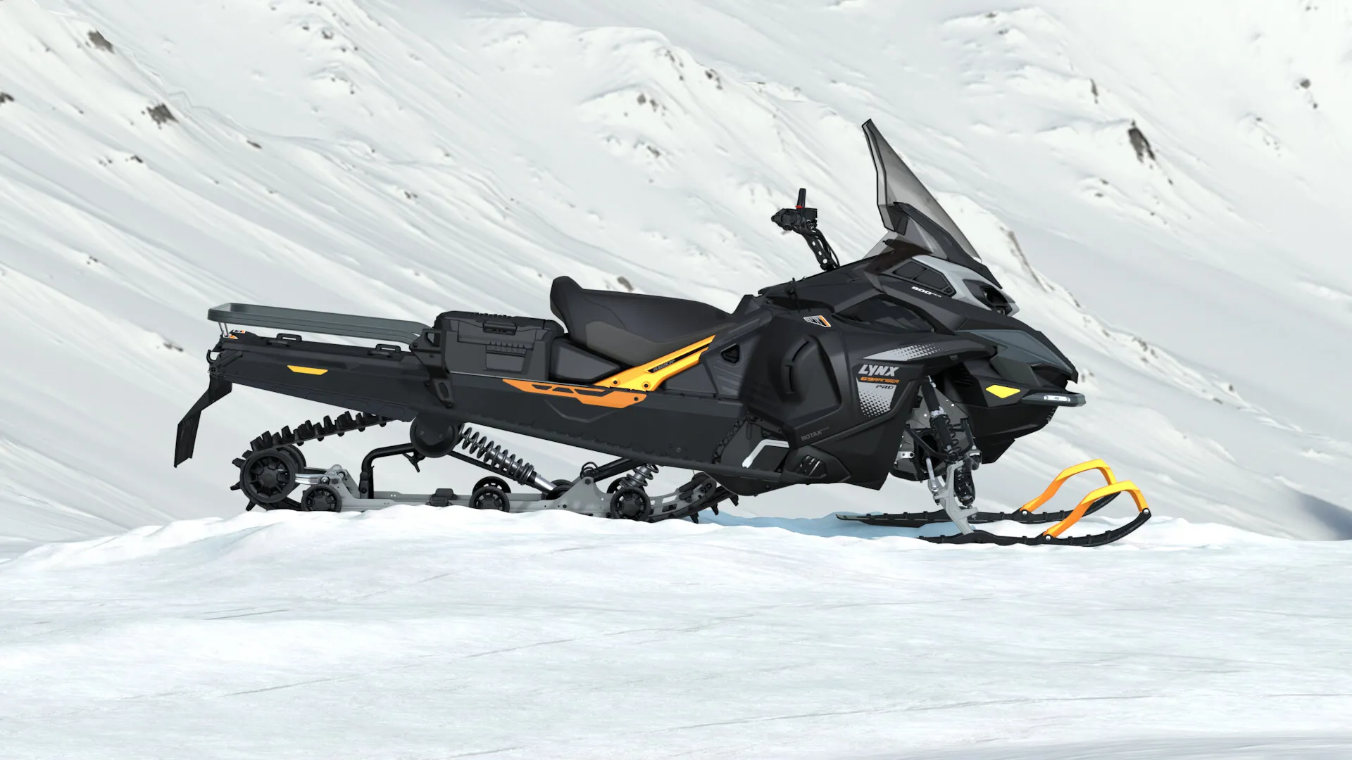 Lynx 69 Ranger PRO 2027, Tactical Grey / Orange Crush, вид сбоку