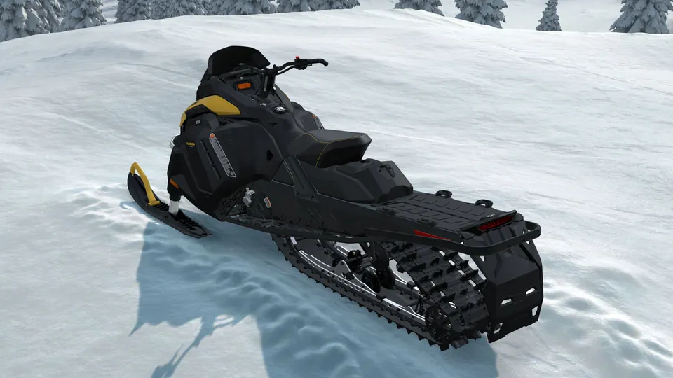 Ski-Doo Tundra Sport 2027, Neo Yellow, вид сзади слева