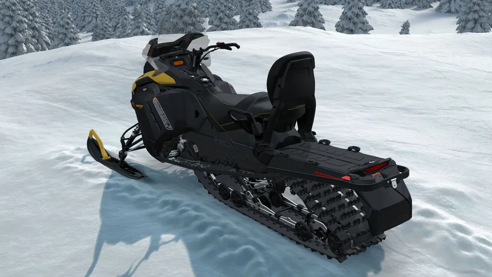 Ski-Doo Expedition Sport 2027, Neo Yellow, вид сзади слева