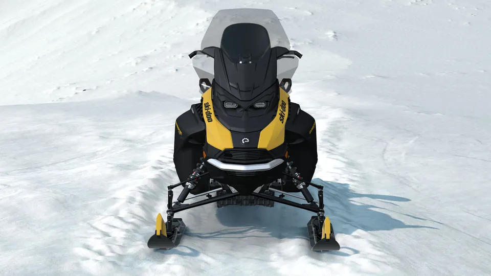 Ski-Doo Expedition Sport 2027, Neo Yellow, вид спереди