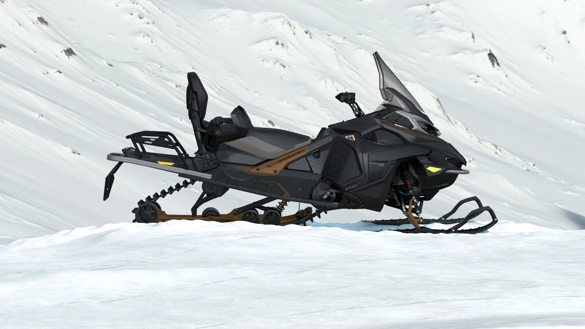 Lynx Adventure Limited 2027 на зимней трассе