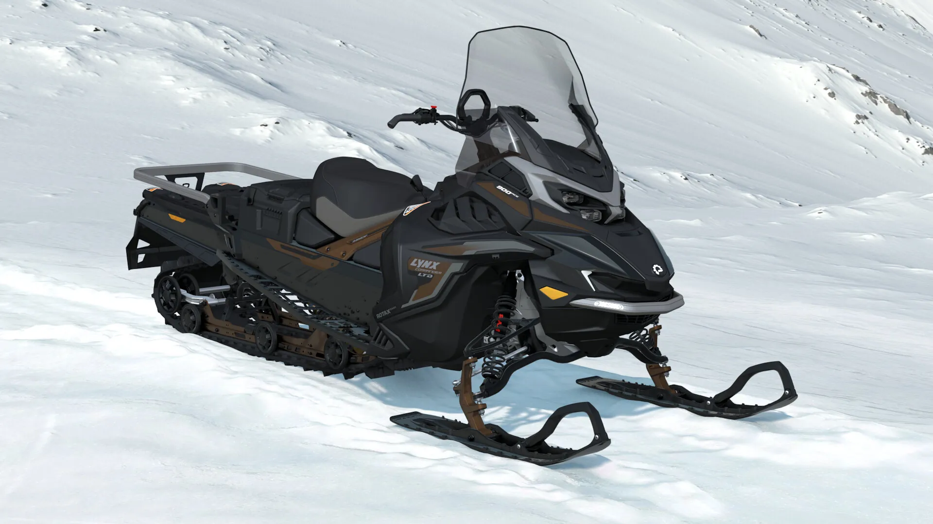 Lynx Commander Limited 2027, Noble Bronze / Black, вид спереди справа