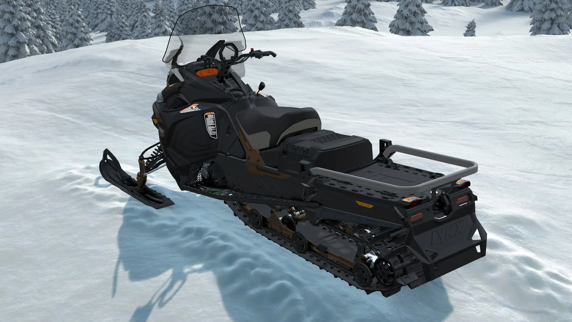 Lynx Commander Limited 2027, Noble Bronze / Black, вид сзади слева