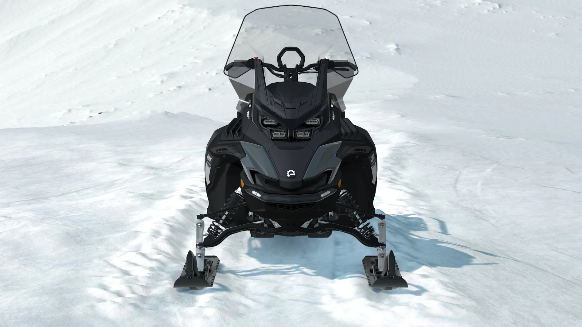 Lynx Commander Core 2027, Tactical Grey / Black, вид спереди