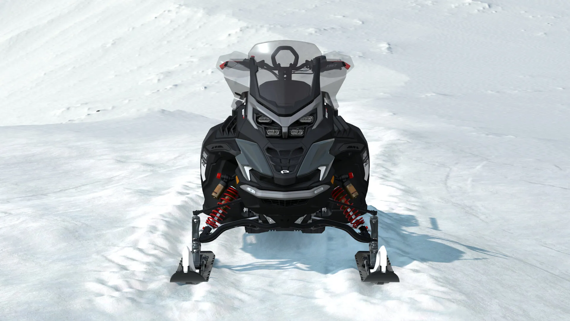 Lynx Commander RE 2027, Tactical Grey / Black, вид спереди