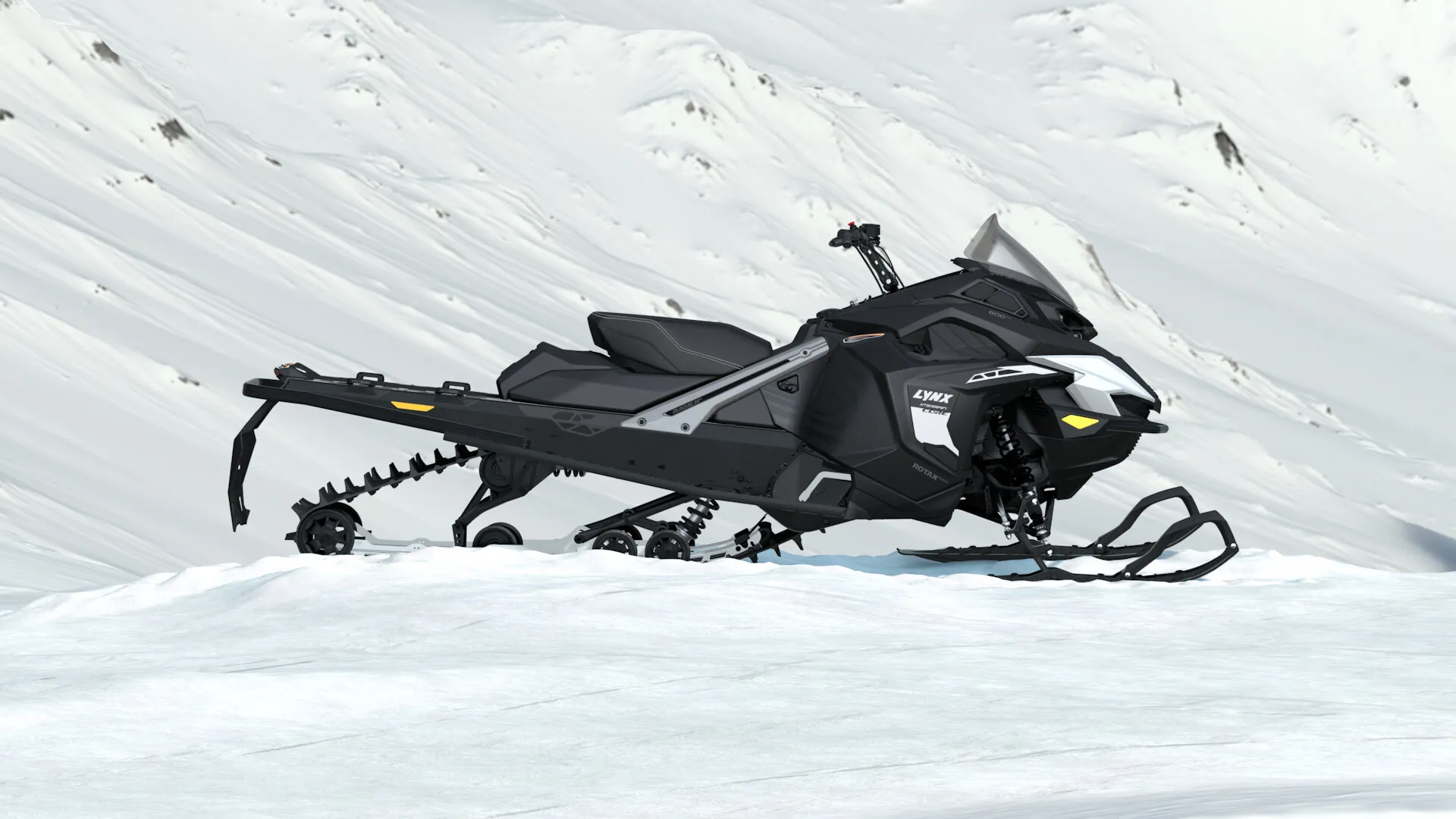 Lynx Xterrain Core 2027, Bright White / Black, вид сбоку