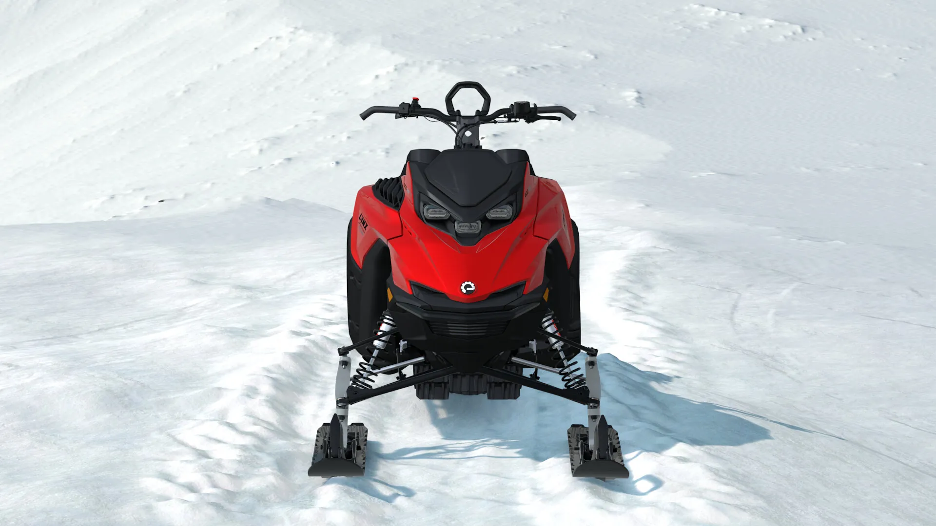 Lynx Shredder Core 2027, Viper Red / Black, вид спереди